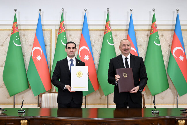 Azərbaycan-Türkmənistan münasibətləri dostluğa və strateji tərəfdaşlığa söykənir