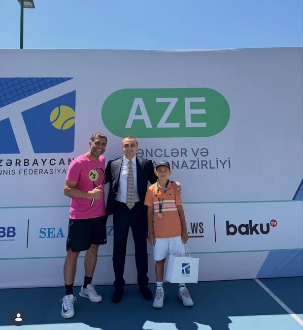 Azərbaycanlı tennisçi Cahangir Aslanov beynəlxalq turnirin qalibi oldu