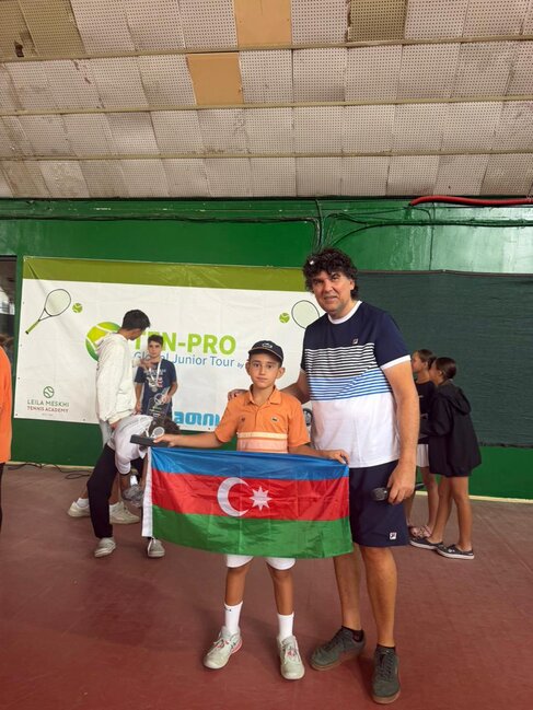 Azərbaycanlı tennisçi Cahangir Aslanov beynəlxalq turnirin qalibi oldu