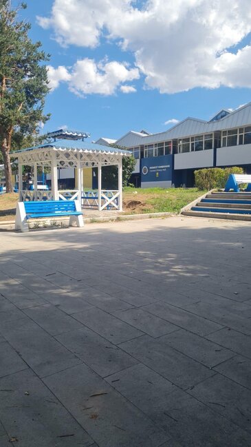 Atatürk Universitetində Ərzurumspor ruhu: Kampusda "Göy mavi, yerlər ağ" toxunuşu