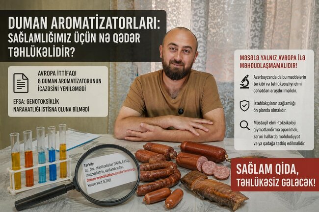 AB-də tüstü aromatizatorlarına qadağa: Azərbaycanda da tətbiq oluna bilərmi? - QİDA EKSPERTİNDƏN AÇIQLAMA
