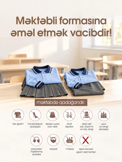 Vahid forma məktəblərdə bərabərliyi və intizamı gücləndirəcək