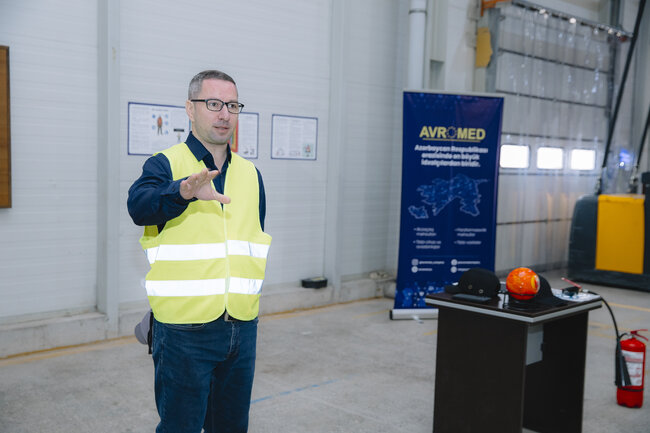 "Avromed Company" MMC müasir texnologiyalı farmasevtik deposuna media turu təşkil etdi
