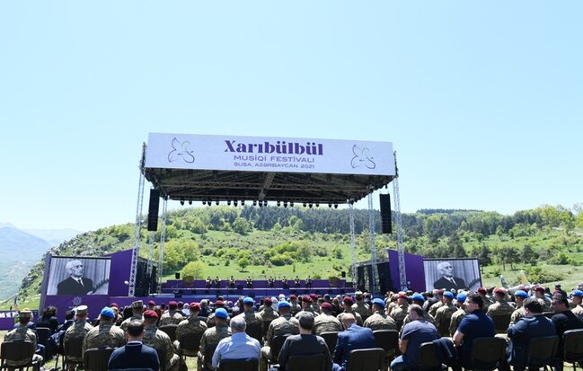 Şuşada keçirilən "Xarıbülbül" festivalı milli birlik, qürur, zəfər, ləyaqət bayramına çevrildi