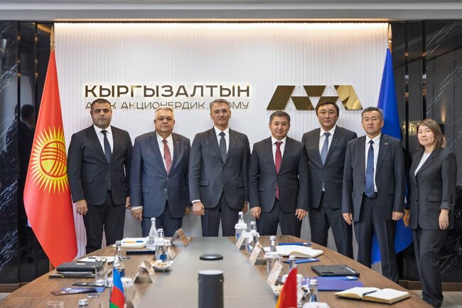 "AzerGold" və "Kyrgyzaltyn" şirkətləri Bişkekdə əməkdaşlıq perspektivlərini müzakirə ediblər