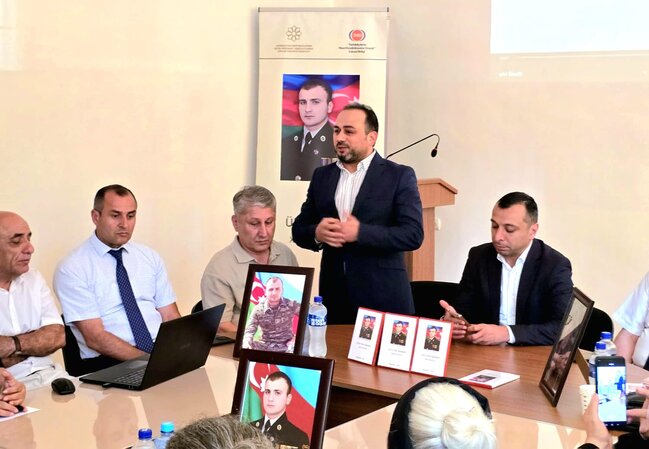 Şəhid Ülvi Qulamlıya həsr olunmuş videoçarx təqdim edildi - MİNGƏÇEVİRDƏN FOTOLAR
