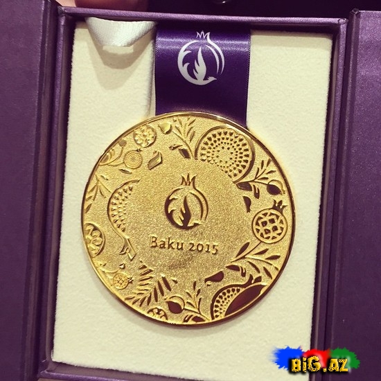 Bakı 2015in medalı - FOTO