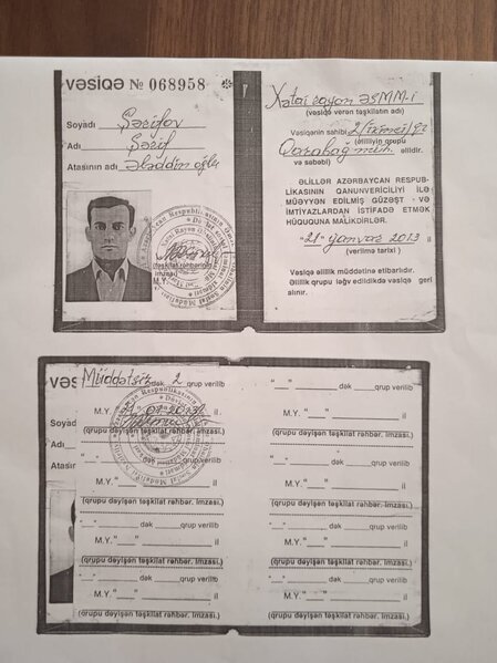 "Azərsu"nun əməkdaşı Hacı Arif Qarabağ əlilinin torpağını zəbt edib - ŞİKAYƏT