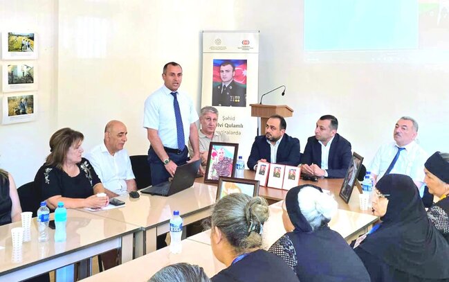 Şəhid Ülvi Qulamlıya həsr olunmuş videoçarx təqdim edildi - MİNGƏÇEVİRDƏN FOTOLAR