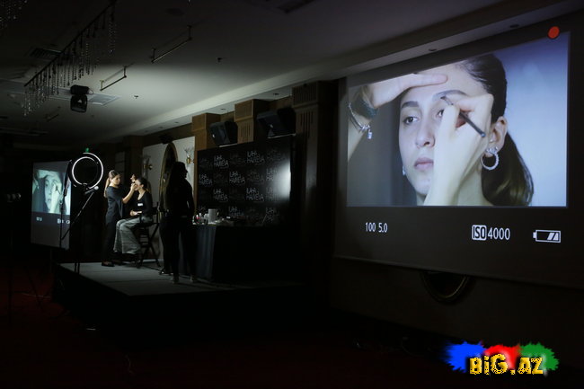 Tanınmış vizajist İlahə Hacıyeva Bakıda Make-Up seminar keçirdi — FOTO-VİDEO