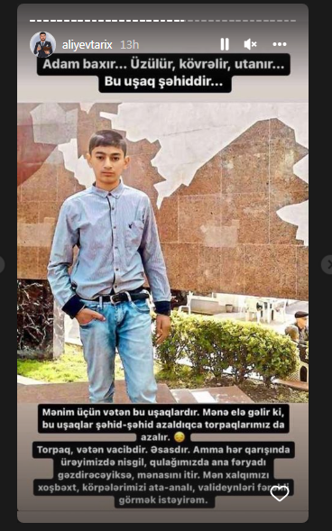 "Vətən vacibdir, amma hər qarışında qulağımızda ana fəryadı gəzdirəcəyiksə..."