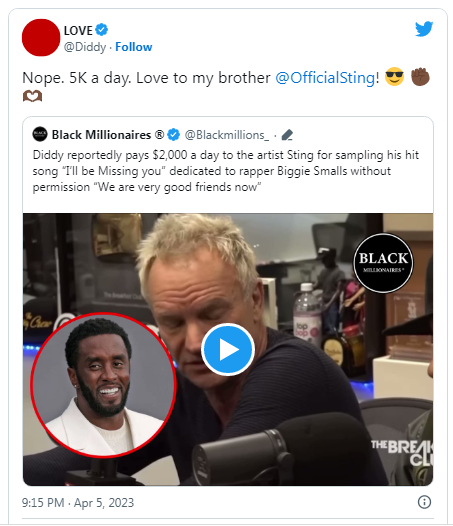 ÖMÜRLÜK CƏZA: Mahnısını icazəsiz oxuduğu üçün Stinqə gündə 5 000 DOLLAR verir - FOTO-VİDEO