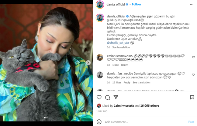 "Ağlamaqdan şişən gözlərim bu gün güldü" - Damla