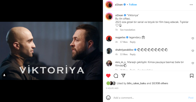 Azərbaycanda hamı izləmə rekordu qıran "Viktoriya"dan danışır - VİDEO