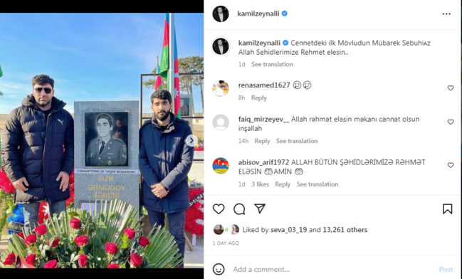 Kamil uşaq evində böyüyən şəhid Səbuhini doğum günündə ziyarət etdi - FOTO