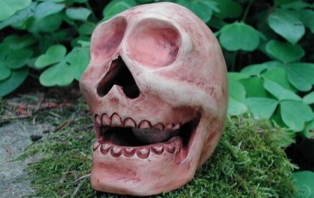 Tamamilə insan kəllələrindən ibarət QORXUNC TAPINTI - FOTO-VİDEO