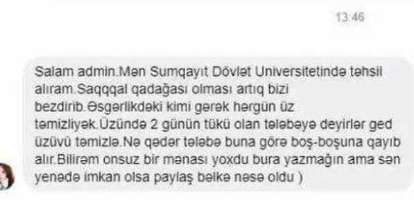 Daha bir universitetdə qəribə qadağa - Bu dəfə saqqal YASAQLANDI