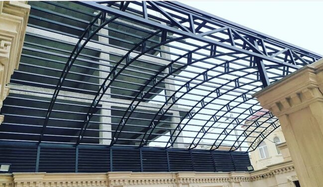 Polikarbonat və dam örtüklərin hazırlanması və quraşdırılması!