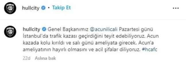 Qəzaya düşən Acun əməliyyat olunacaq - FOTO