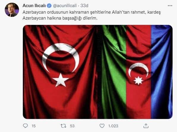 Acun azərbaycanlılara başsağlığı verdi