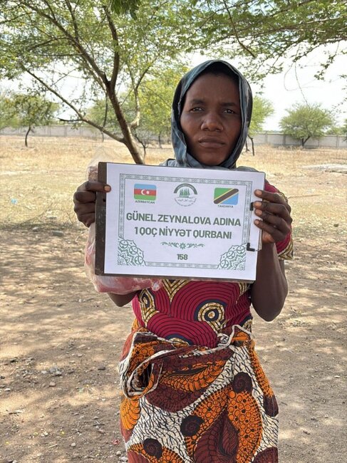 Afrikada qurban kəsdirdi