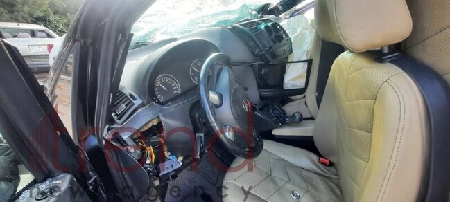 Ağır qəzaya düşən PFL rəhbərliyinin içərisindən çıxarıldığı HƏMİN MİKROAVTOBUS - Bu vəziyyətdədir (FOTO)