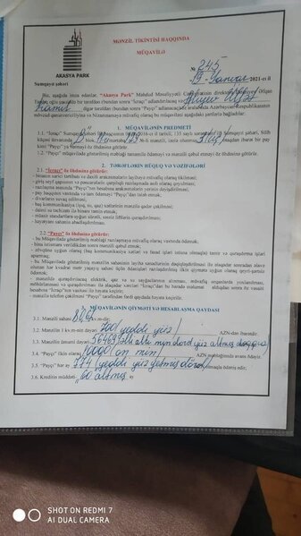 "Akasya Park" MMC müştərini ALDATDI: Külli miqdarda pulunu aldı, lakin ev vermədi - FOTO