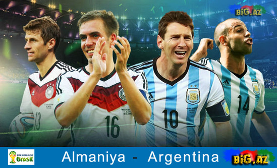 Futbol DÇ 2014 cempionu Almaniya yoxsa Argentina ?