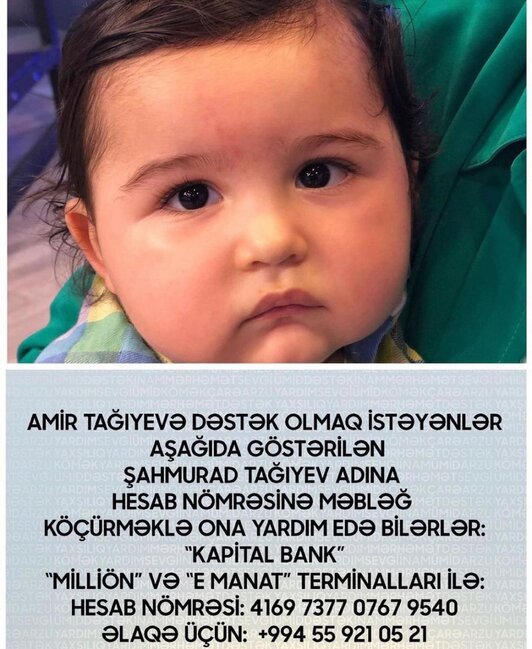 Amir üçün 2 milyon manat yığıldı