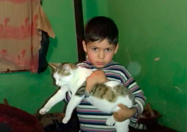 Azərbaycanda faciəvi şəkildə yanaraq ölən ana və övladlarının GÖRÜNTÜLƏRİ - VİDEO