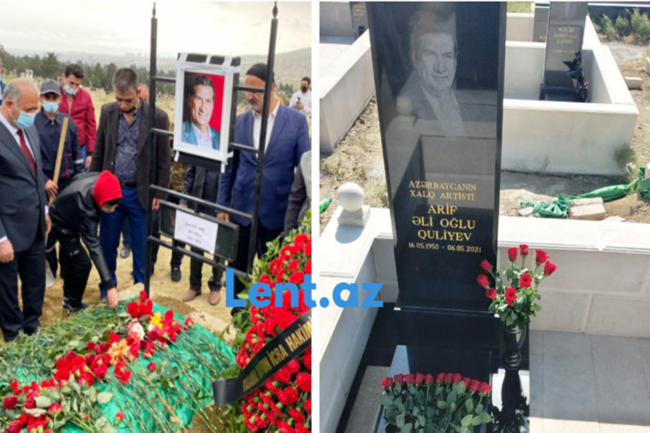 Xalq artistinin məzarının üstü götürüldü - FOTO