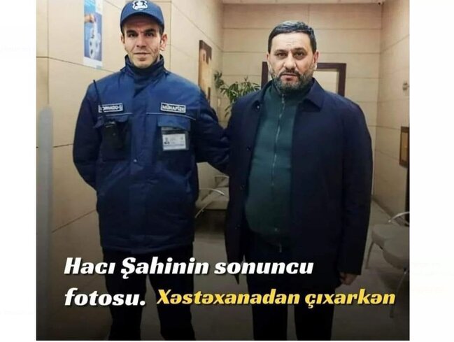 Hacı Şahinin bu dünyadakı SON FOTOSU