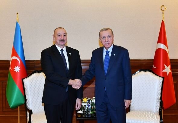 Astanada Prezident İlham Əliyevlə türkiyəli həmkarı Rəcəb Tayyib Ərdoğanın görüşü olub - FOTO