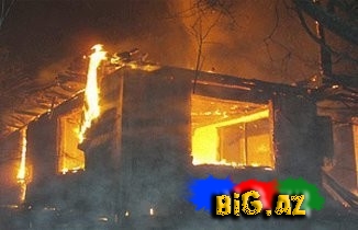 Bərdədə yaşayış evi yandı