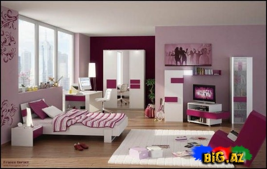 Gənc qızlar üçün valehedici otaqlar - FOTO