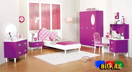 Gənc qızlar üçün valehedici otaqlar - FOTO