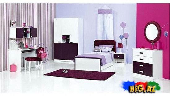 Gənc qızlar üçün valehedici otaqlar - FOTO