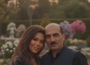 Aysun atasına "QOVUŞDU" - FOTOları