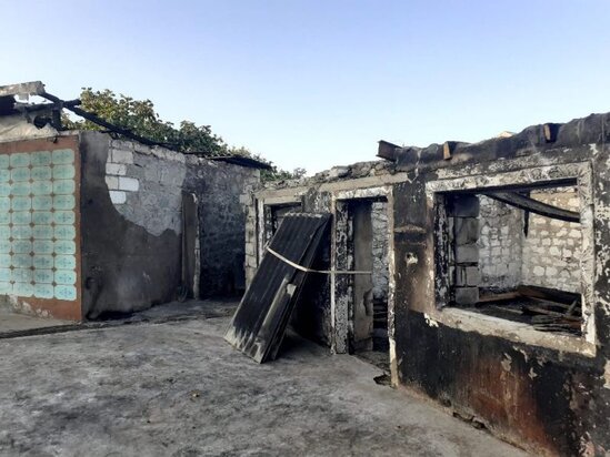 Bu kənddə QƏRİBƏ HADİSƏ: tövlələri yandırıb... — FOTO/VİDEO