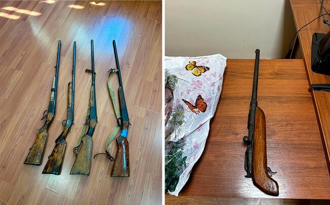 Göygöldə vətəndaşlar odlu silahları polisə təhvil veriblər