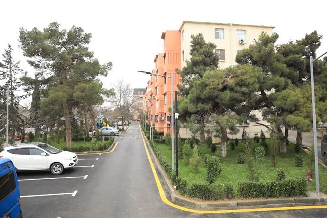 Dünya Azərbaycanlıların Həmrəyliyi Günü və Yeni il ərəfəsində paytaxtın Nizami rayonunda geniş abadlıq-quruculuq işləri davam etdirilir