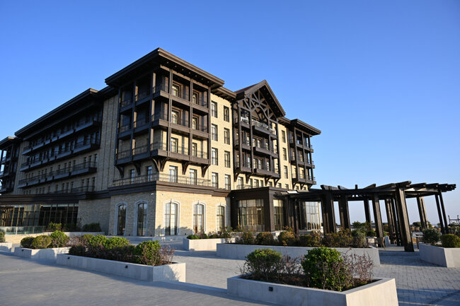 Prezident və xanımı "Meysari Grand Hotel & SPA"nın açılışında - Fotolar - Yenilənib