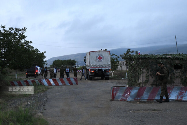 BQXK rəsmisi: "Qarabağda yaşayan erməniəsilli şəxslərə un və tibbi ləvazimatlar göndərilib" - FOTO