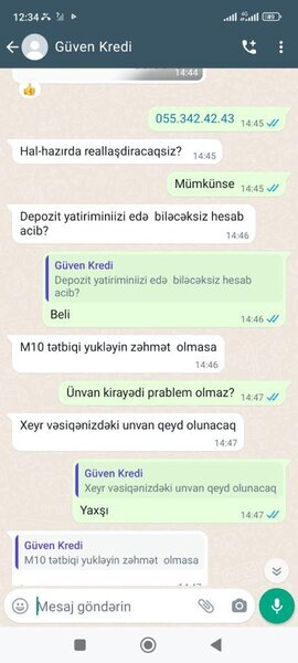 'Guvenkredittaz" müştəriləri aldadaraq kartlarından pul çəkir