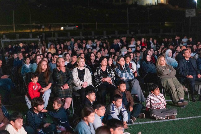 "AzerGold" QSC və Bakı Media Mərkəzinin təşkilatçılığı ilə Daşkəsəndə milli kino seansı keçirilib - FOTO