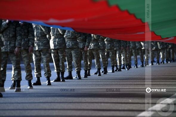 Bakıda Zəfər yürüşü başladı - FOTOLAR