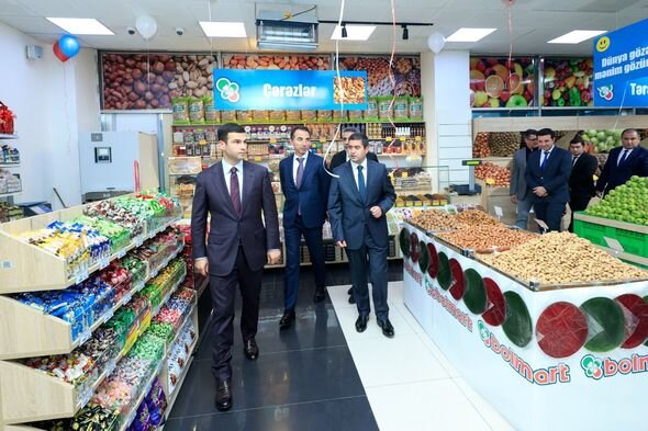 "Bolmart" supermarketlər şəbəkəsinin Naxçıvan filialı açıldı - FOTO/VİDEO