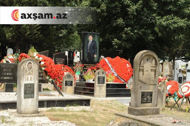 Baloğlan Əşrəfovun məzarı - FOTOLAR