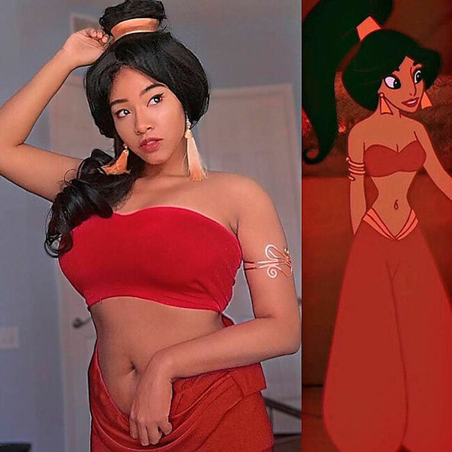 Bu qız özünü istənilən personaja çevirə bilir - FOTOLAR