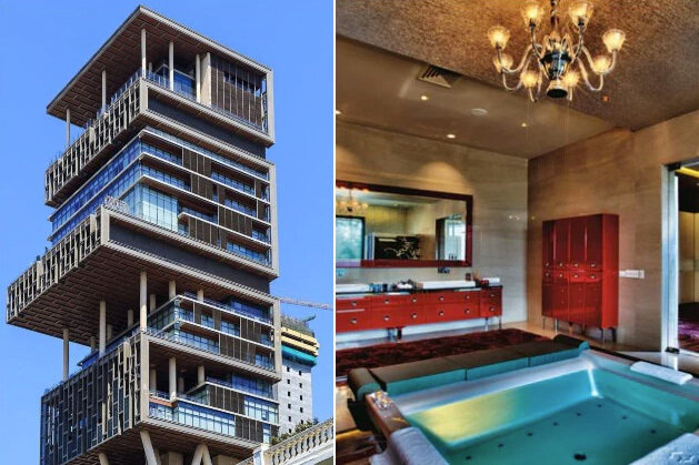 Hindistanın ƏN VARLI adamı BU EVDƏ yaşayır - FOTOLAR